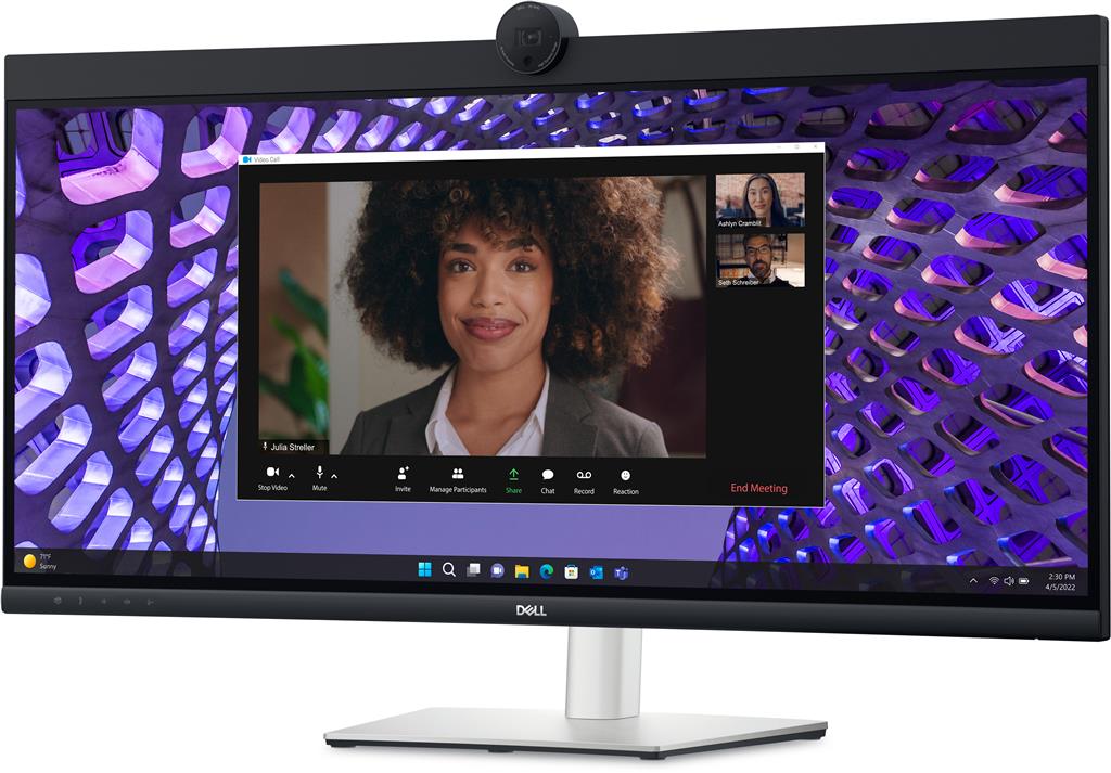DELL P Series P3424WEB computer monitor 86.7 cm (34.1'') 3440 x 1440 pixels 4K Ultra HD LCD Black