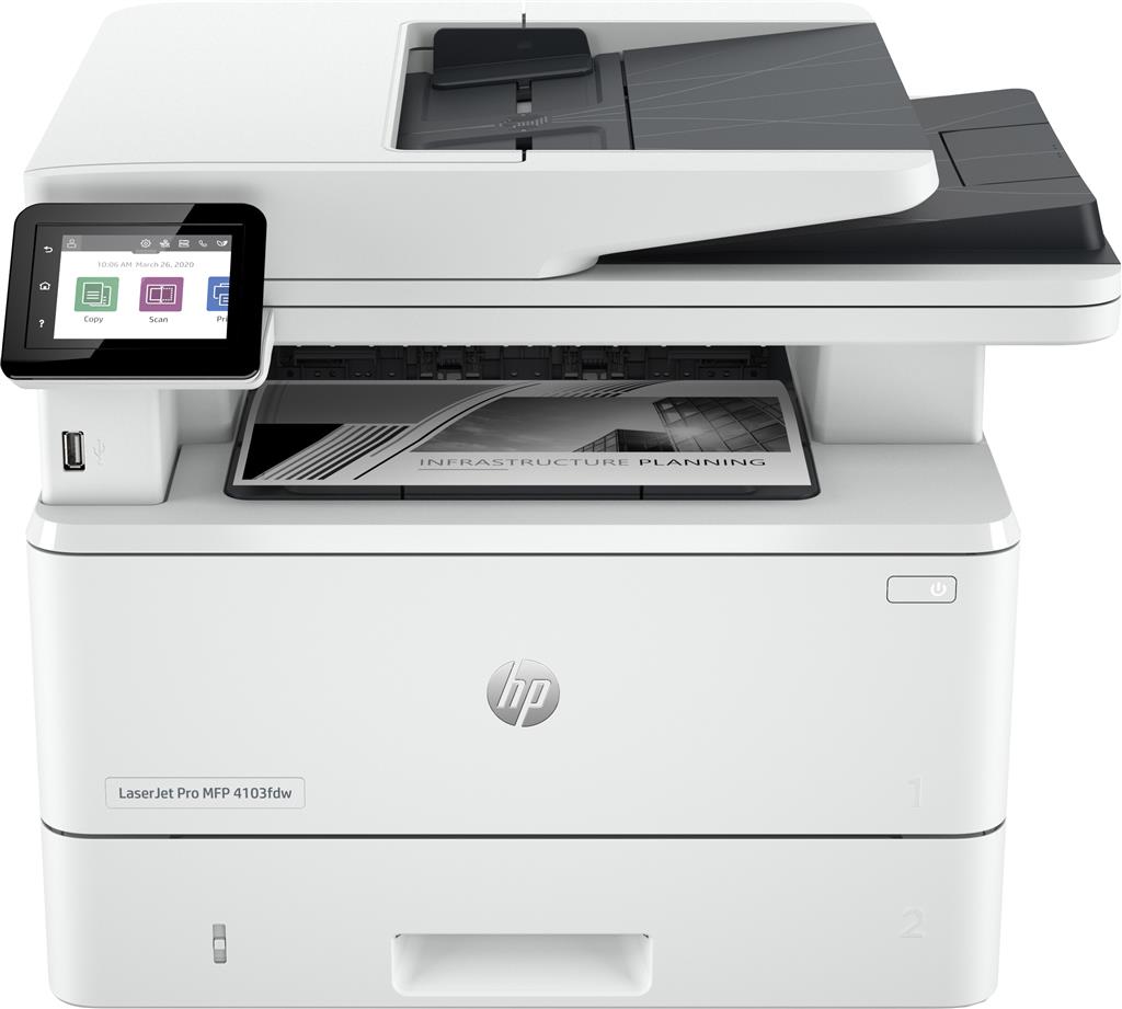 HP LaserJet Pro MFP 4103fdw Printer Laser A4 1200 x 1200 DPI 40 ppm Wi-Fi