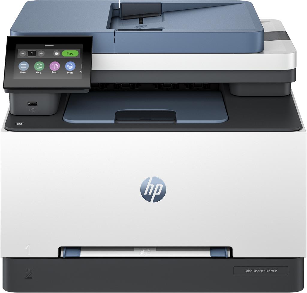 HP Color LaserJet Pro MFP 3303fdw, Color, Printer for Small medium business, Print, copy, scan, fax, Wireless; Print from phone or tablet; Automatic document feeder; Two-sided printing; Two-