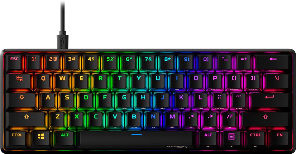 HP HyperX Alloy Origins 60 keyboard USB QWERTY US English Black