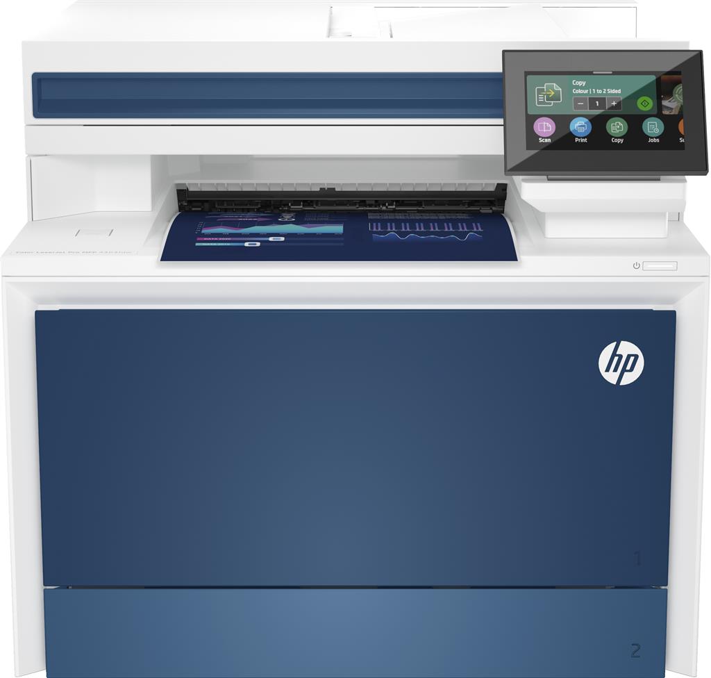 HP Color LaserJet Pro MFP 4303fdw Printer, Color, Printer for Small medium business, Print, copy, scan, fax, Wireless; Print from phone or tablet; Automatic document feeder; Two-sided printi