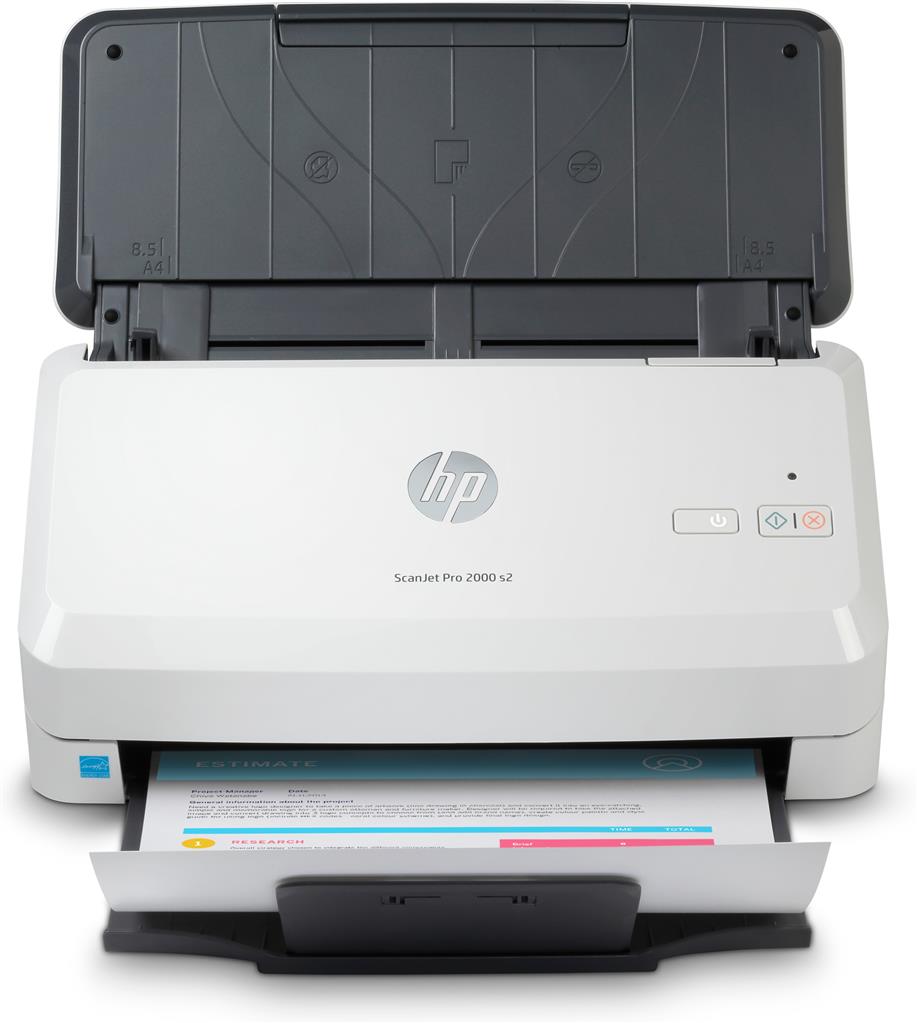 HP Scanjet Pro 2000 s2 600 x 600 DPI Sheet-fed scanner Black, White A4