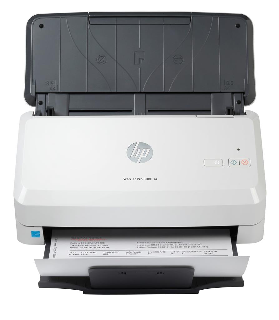 HP Scanjet Pro 3000 s4 600 x 600 DPI Sheet-fed scanner Black, White A4