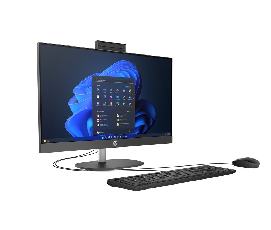 HP 240 G10 Intel  Core  i5 i5-1334U 60.5 cm (23.8'') 1920 x 1080 pixels All-in-One PC 8 GB DDR4-SDRAM 512 GB SSD FreeDOS Wi-Fi 6 (802.11ax) White