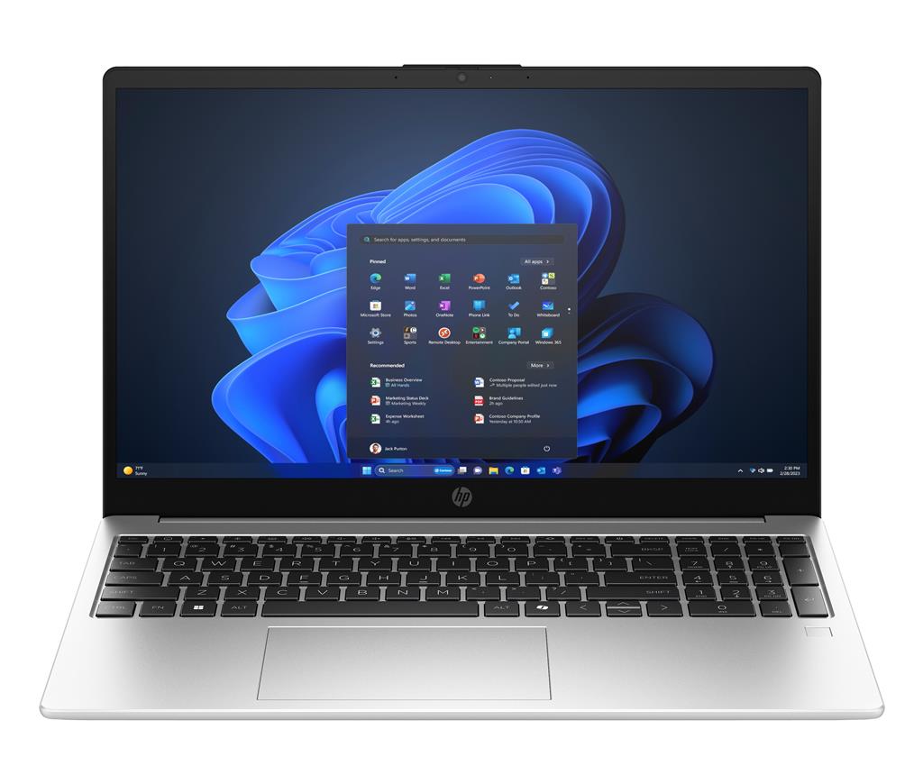 HP 250R G10 Intel Core 7 150U Laptop 39.6 cm (15.6'') Full HD 16 GB DDR4-SDRAM 512 GB SSD Wi-Fi 6 (802.11ax) Silver