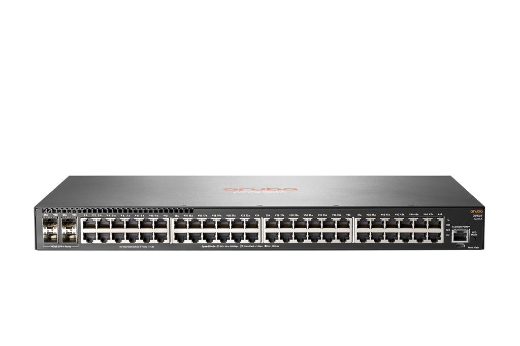 Aruba, a Hewlett Packard Enterprise company Aruba 2930F 48G 4SFP+ Managed L3 Gigabit Ethernet (10/100/1000) 1U Grey