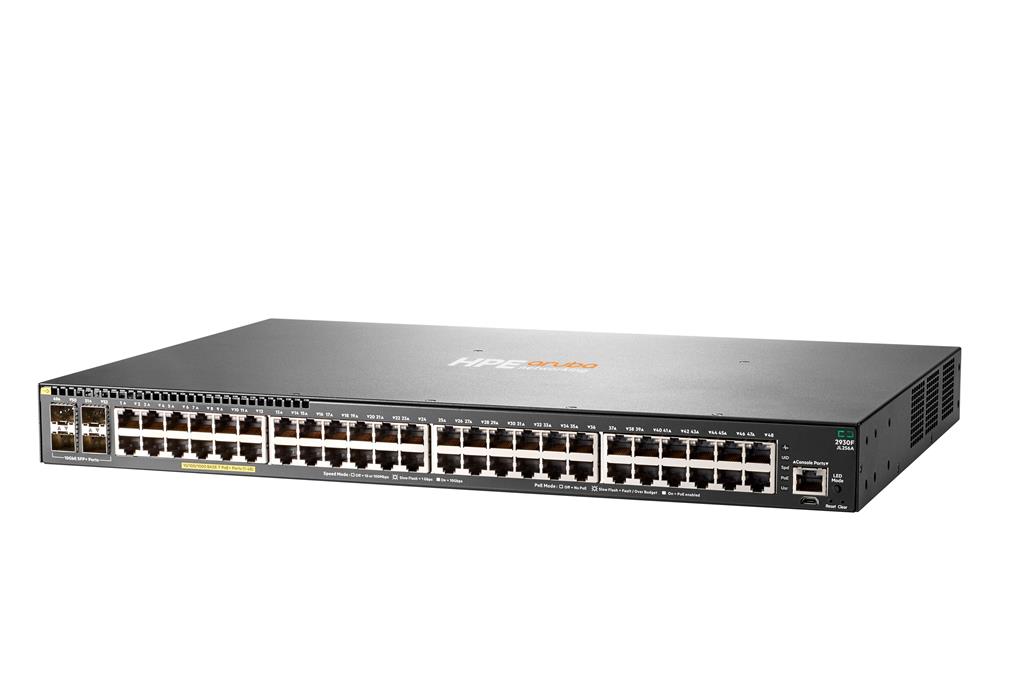 Hewlett Packard Enterprise Aruba 2930F 48G PoE+ 4SFP+ Managed L3 Gigabit Ethernet (10/100/1000) Gray 1U Power over Ethernet (PoE)