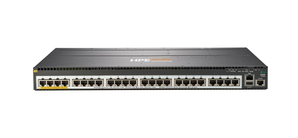 Aruba, a Hewlett Packard Enterprise company Aruba 2930M 24 Smart Rate PoE+ 1-slot Managed Gigabit Ethernet (10/100/1000) Black 1U Power over Ethernet (PoE)