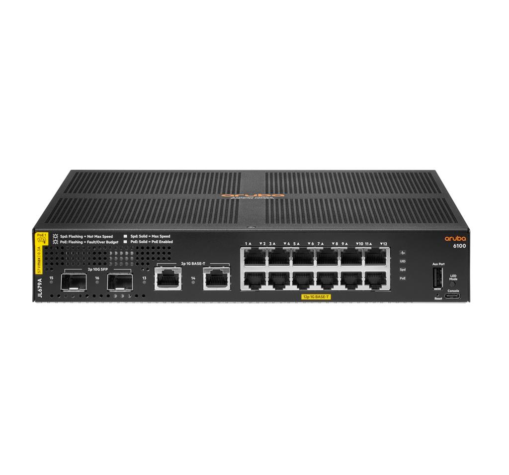 Aruba, a Hewlett Packard Enterprise company JL679A network switch Managed L3 Gigabit Ethernet (10/100/1000) Power over Ethernet (PoE) 1U Black