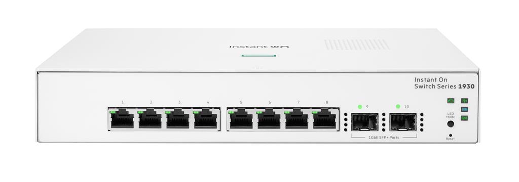Hewlett Packard Enterprise Aruba Instant On 1930 Managed L2+ Gigabit Ethernet (10/100/1000) White 1U