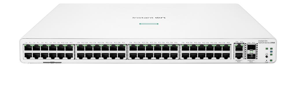 Hewlett Packard Enterprise Aruba Instant On 1960 48G 2XGT 2SFP+ Managed L2+ Gigabit Ethernet (10/100/1000) 1U White