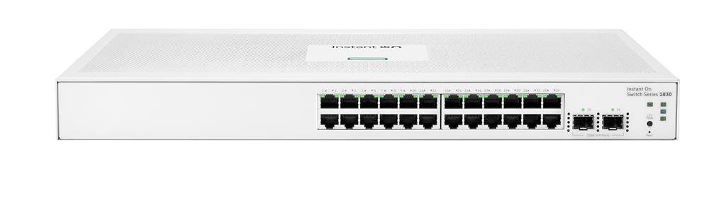 Hewlett Packard Enterprise Aruba Instant On 1830 24G 2SFP Managed L2 Gigabit Ethernet (10/100/1000) 1U