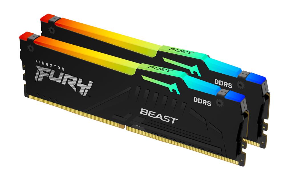 Kingston Technology FURY Beast RGB memory module 16 GB 2 x 8 GB DDR5 5200 MHz