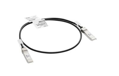 Aruba, a Hewlett Packard Enterprise company R9D19A fibre optic cable 1 m SFP+ Black, Silver