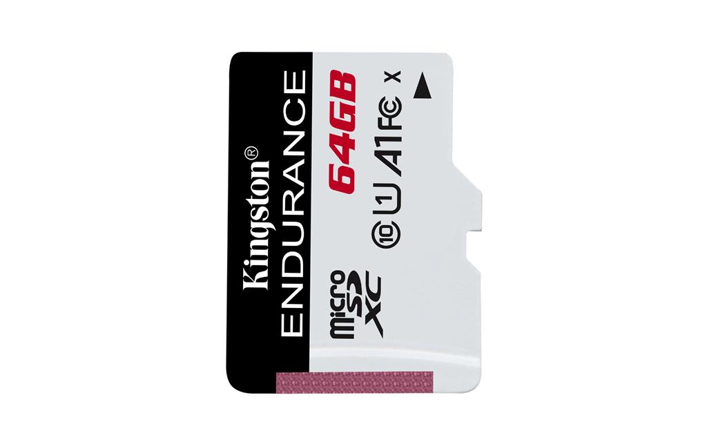 Kingston Technology High Endurance memory card 64 GB MicroSD Class 10 UHS-I