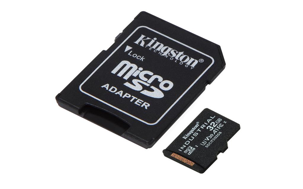 Kingston Technology Industrial memory card 32 GB MiniSDHC UHS-I Class 10