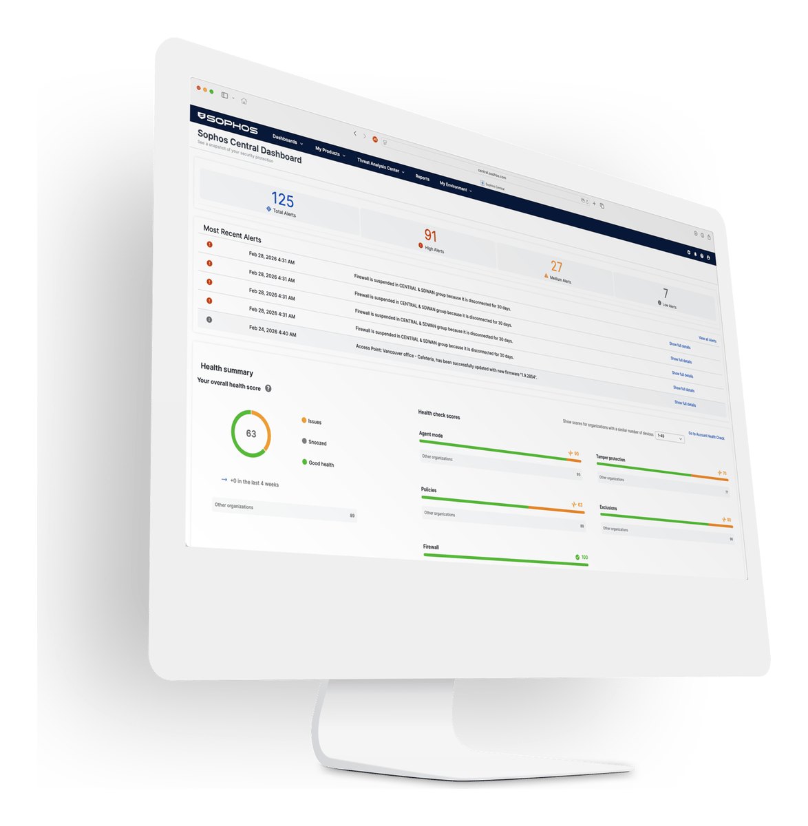 Sophos Intercept X Advanced — حماية جهاز (سنوي)